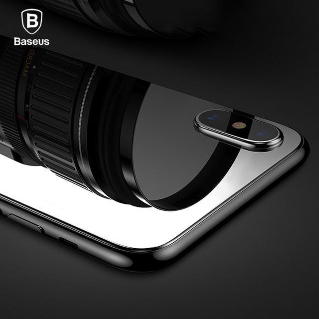 Baseus ® iPhone XS Max  Ultra-thin Back Tempered Glass casemarts