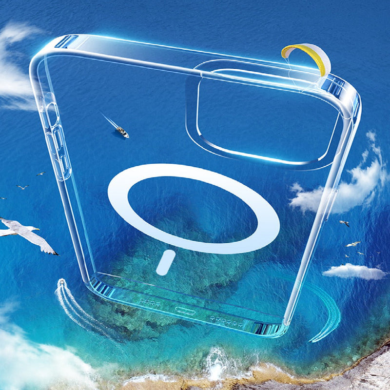 iPhone 14 Plus Anti-Knock TPU Transparent MagSafe Case casemarts