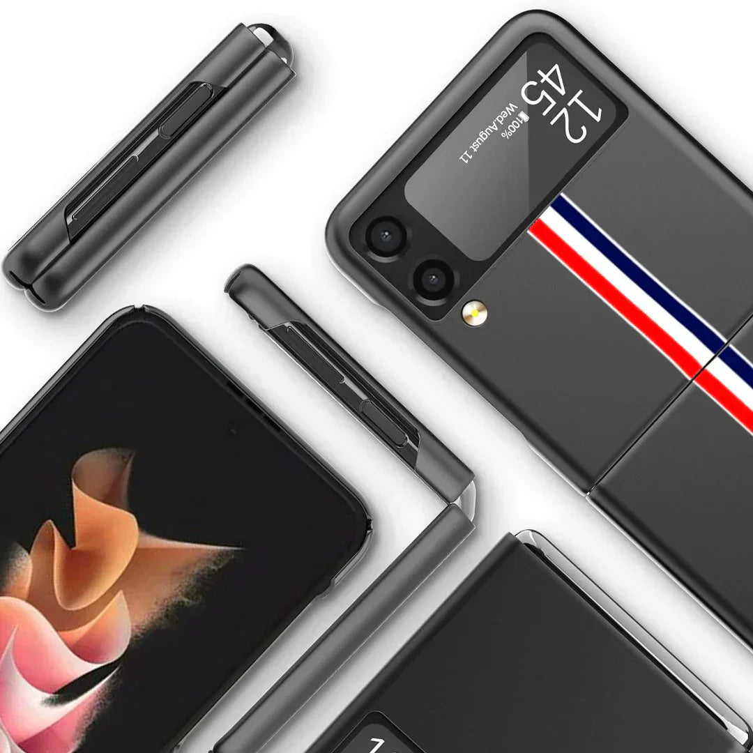 Galaxy Z Flip3 Luxury Colored Strap Case casemarts