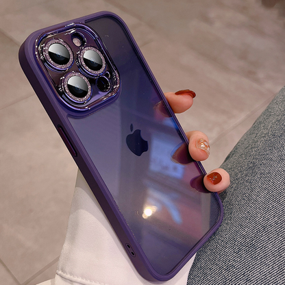 iPhone 14 Series - Diamond Camera Lens Clear Bumper Case casemarts