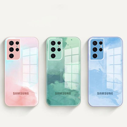 Colorful Wave Glass Phone Case - Samsung casemarts