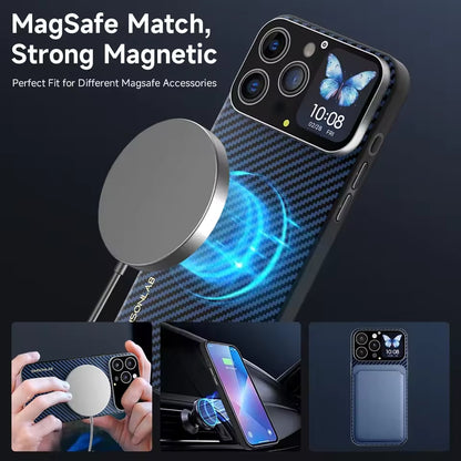 Smart iPhone Case with 1.83″ OLED Screen – Video Dial, Selfie Preview & Magnetic Charge