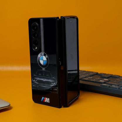 Galaxy Z Fold3 Luxurious Car Logo Case casemarts