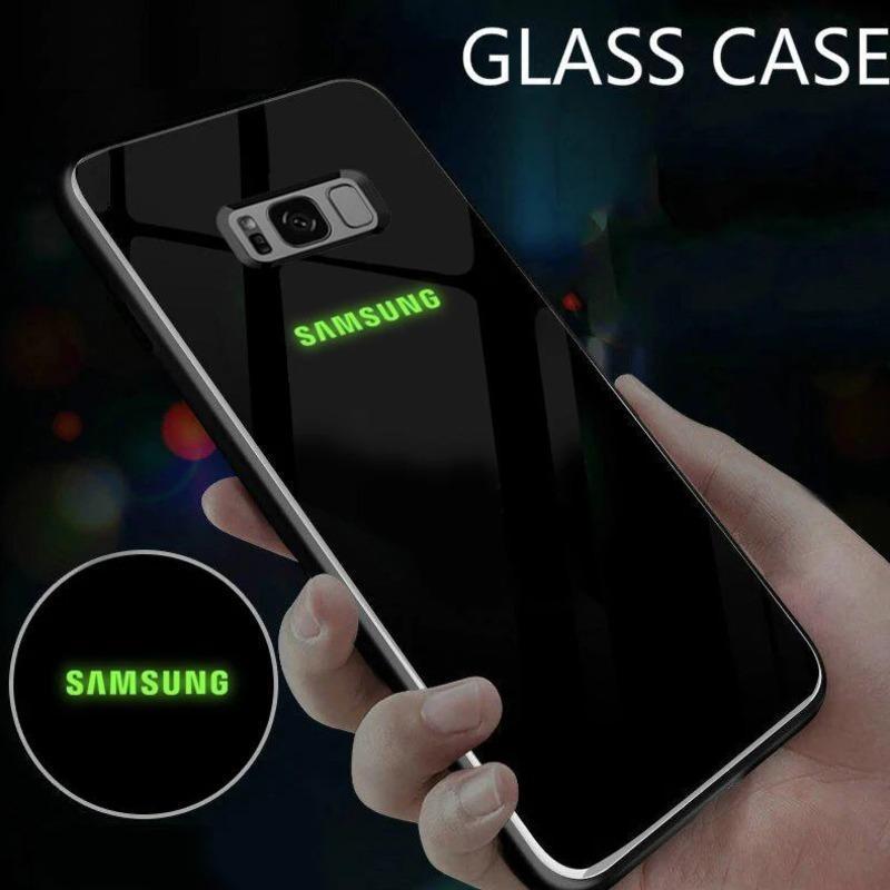Galaxy S8 Plus Radium Glow Light Illuminated Logo 3D Case casemarts