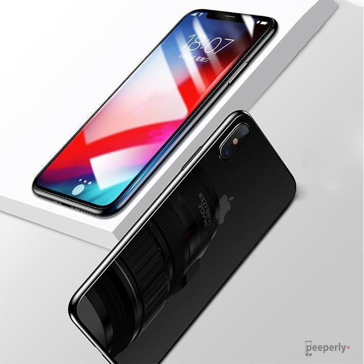 Baseus ® iPhone XS Max Tempered Glass (Front +Back Glass) casemarts