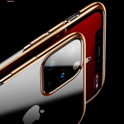 Baseus ® iPhone 11 Pro Ultra-Thin Transparent Sparkling Edge Case casemarts