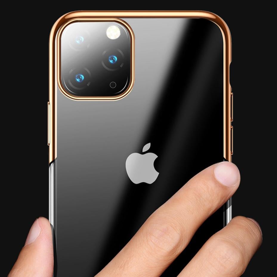 Baseus ® iPhone 11 Pro Ultra-Thin Transparent Sparkling Edge Case casemarts