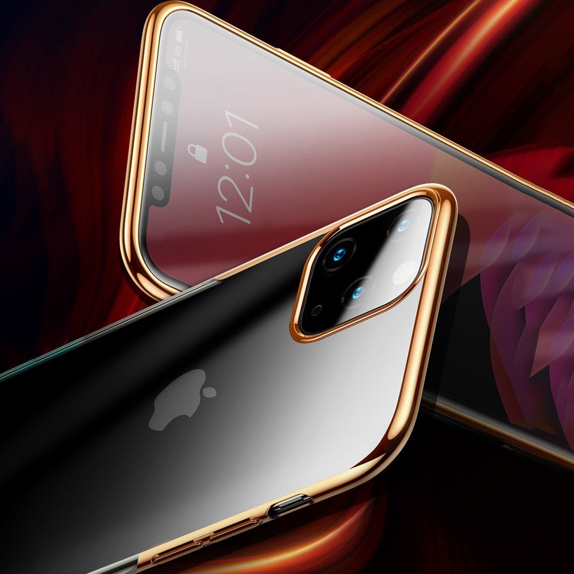 Baseus ® iPhone 11 Pro Ultra-Thin Transparent Sparkling Edge Case casemarts