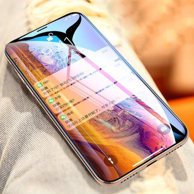 Baseus ® iPhone XS Max Full Coverage Curved Tempered Glass casemarts