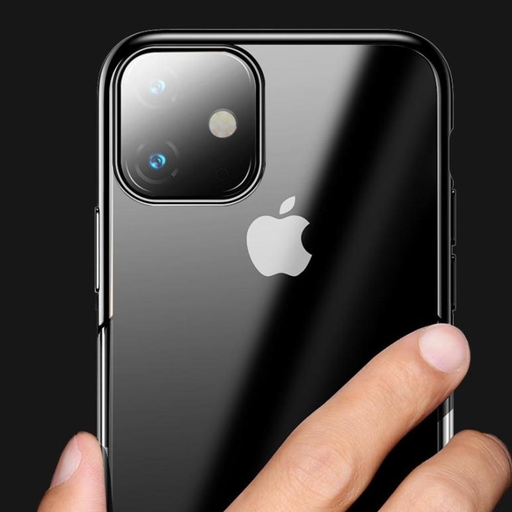 Baseus iPhone 11 Series Ultra-Thin Transparent Sparkling Edge Case casemarts