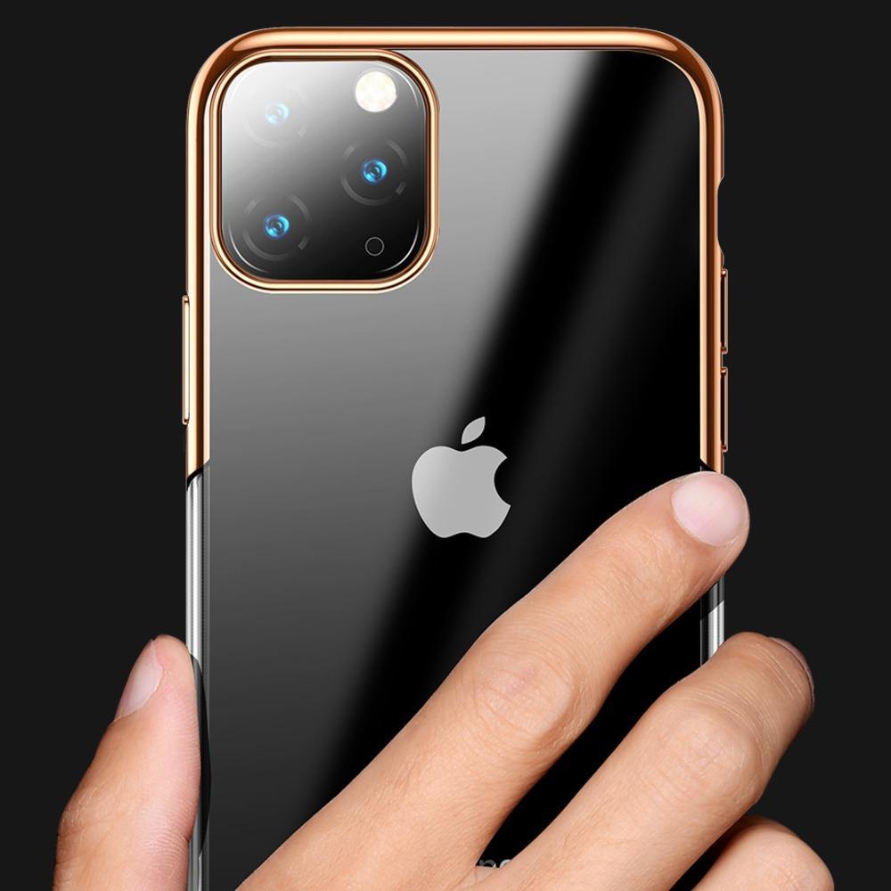 Baseus ® iPhone 11 Pro Ultra-Thin Transparent Sparkling Edge Case casemarts