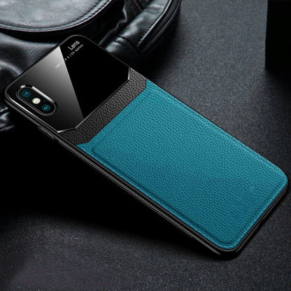 iPhone X Sleek Slim Leather Glass Case casemarts