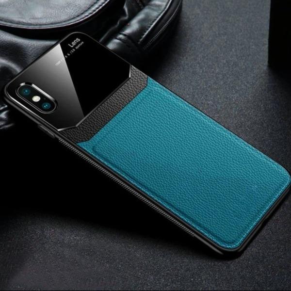 iPhone X Series Sleek Slim Leather Glass Case casemarts