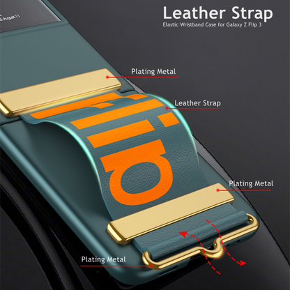 Galaxy Z Flip5 Wristband Ultra-thin Frosted Case casemarts