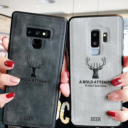Galaxy S9 Deer Pattern Inspirational Soft Case casemarts