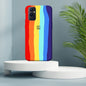 OnePlus 9 Rainbow Liquid Silicone Logo Case casemarts