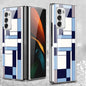 Galaxy Z Fold2 Folding Plating Pattern Glass Case casemarts
