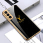 Galaxy S21 Plus Electroplating Deer Pattern Glass Case casemarts