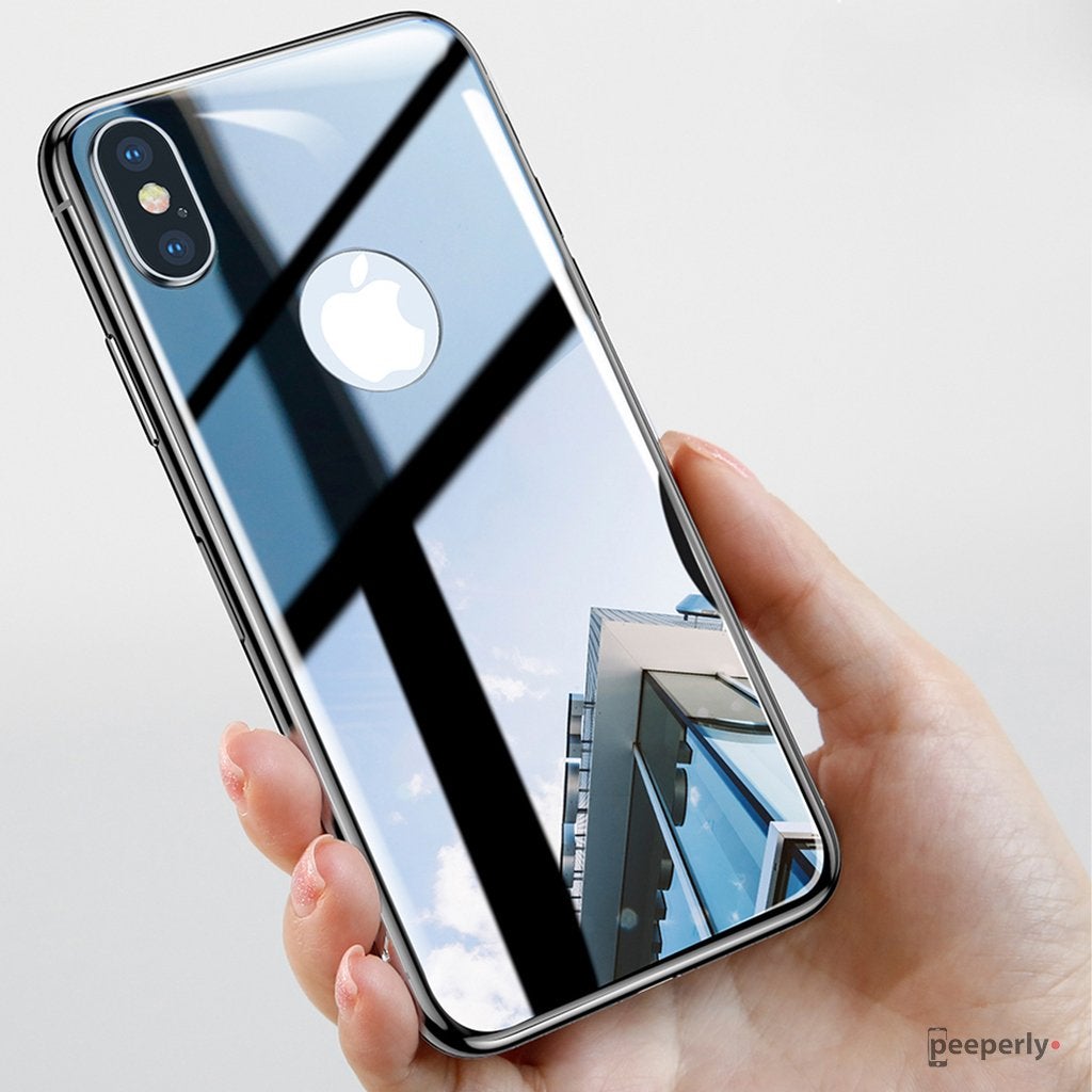 Baseus ® iPhone XS Max  Ultra-thin Back Tempered Glass casemarts