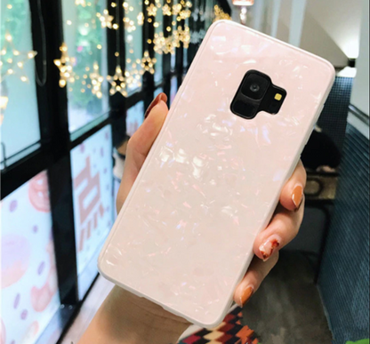 Galaxy S9 Dream Shell Textured Marble Case casemarts