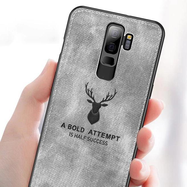 Galaxy S9 Deer Pattern Inspirational Soft Case casemarts