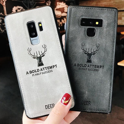 Galaxy S9 Deer Pattern Inspirational Soft Case casemarts