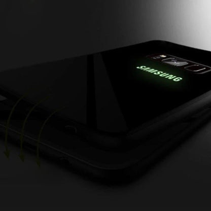 Galaxy S8 Plus Radium Glow Light Illuminated Logo 3D Case casemarts