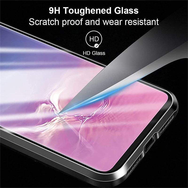 Luxury Magnetic Glass Double-Sided Privacy Phone Case For Samsung CASEGRAMS