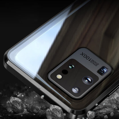 Luxury Magnetic Glass Double-Sided Privacy Phone Case For Samsung CASEGRAMS