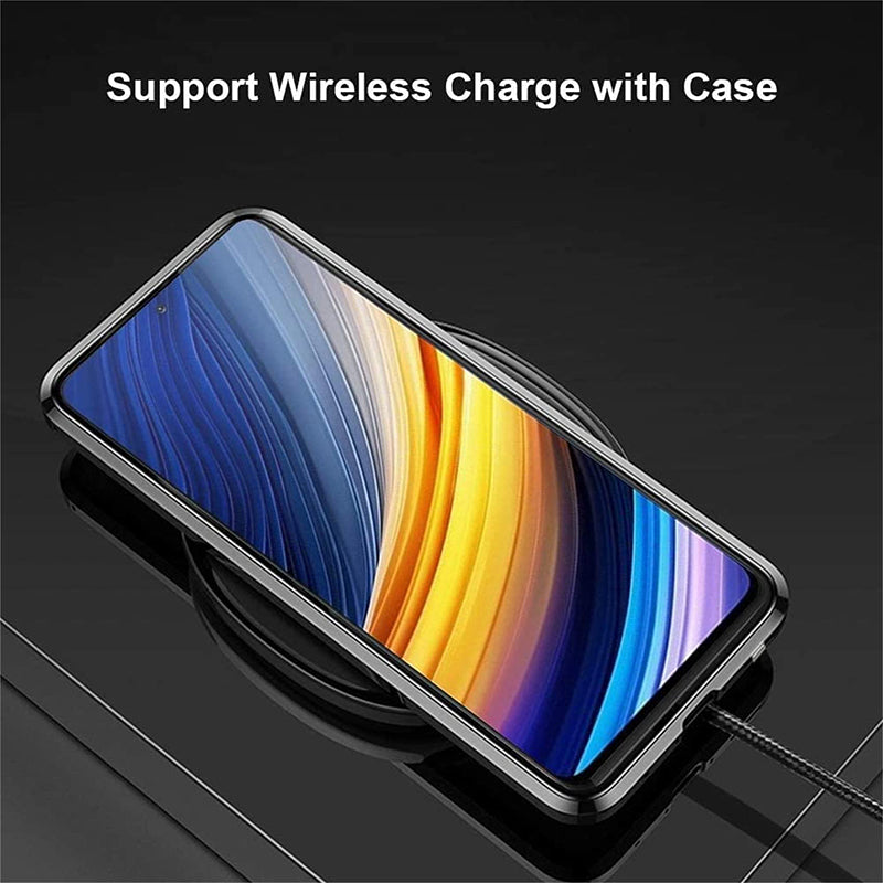 Luxury Magnetic Glass Double-Sided Privacy Phone Case For Samsung CASEGRAMS